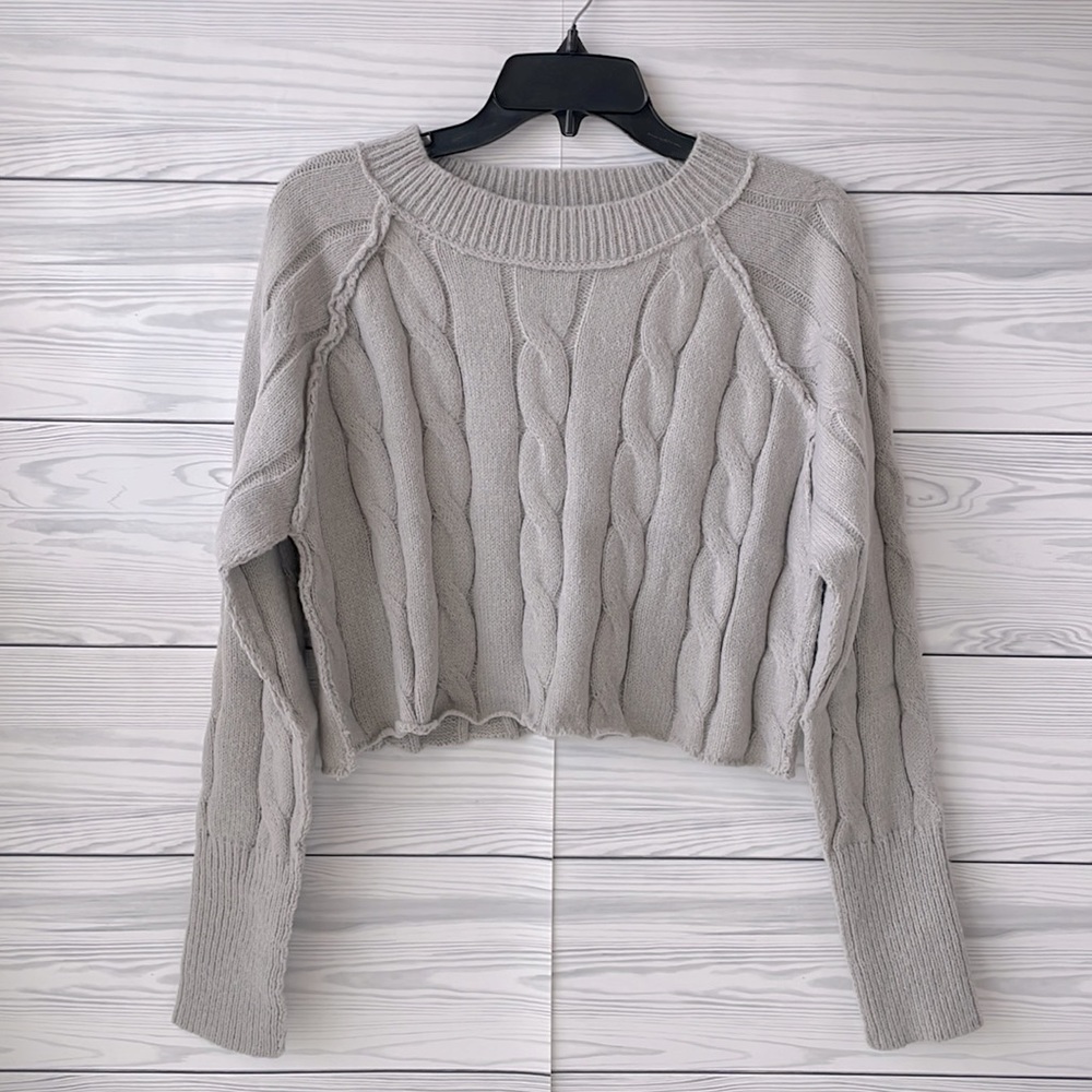 Leave Me To It Cable Knit Sweater - Picture 2 of 9